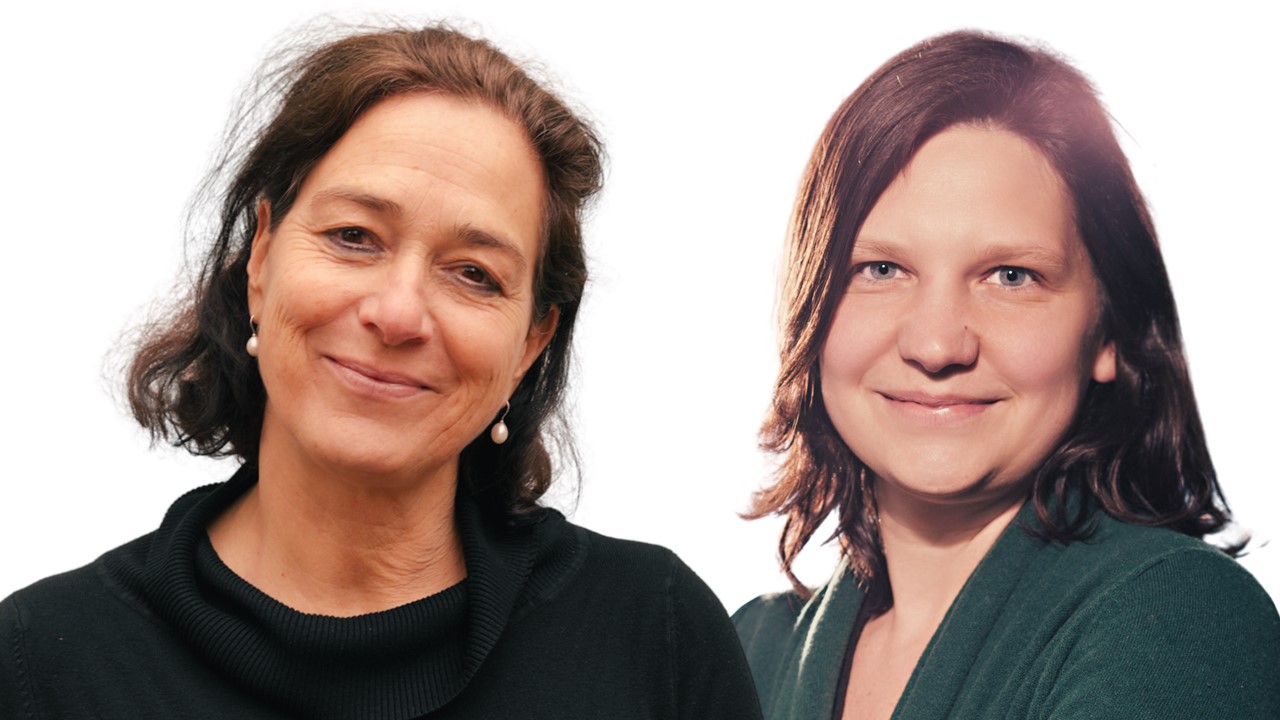 Portraitbilder von Helga Kleinen und Prof. Dr. Friederike Siller